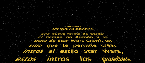 star wars intro. Star Wars Crawl