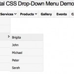 css-drop-down-menu-framework