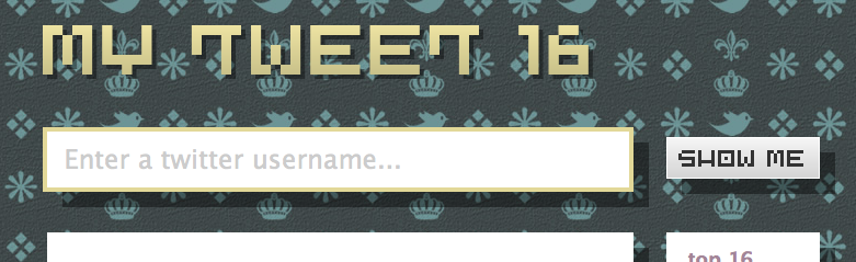 MyTweet16