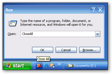 Close All Aplications en Windows XP