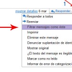 Filtrar mensajes en Gmail