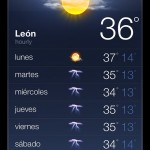 Nueva aplicación del clima en iOS 6