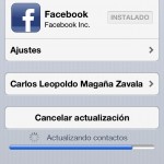 Sincronizando Facebook con iOS 6