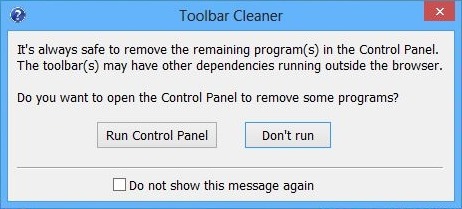 Toolbar Cleaner 3