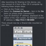 Almacena archivos en tu iPhone o iPod Touch con Air Sharing