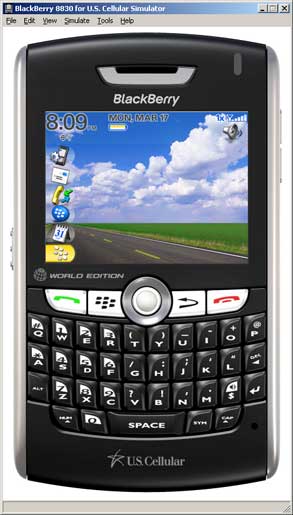 BlackBerry Device Simulator