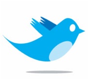 Pájaro del logo de Twitter