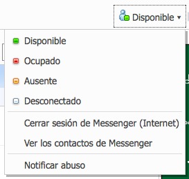 Messenger dentro de Hotmail