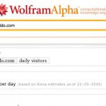 Wolfram-Alpha te dice el número de visitantes que tiene casi cualquier sitio web