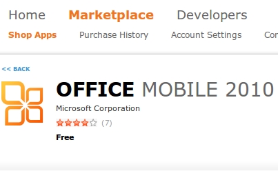 Microsoft Office Mobile 2010
