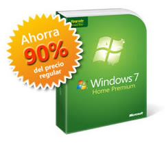 Windows 7 para estudiantes a $399 pesos