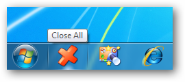 Close All Aplications en la Superbar de Windows 7