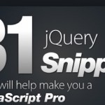 31 trozos de código de jQuery que te harán ser un profesional en JavaScript