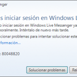 Como reparar el error 80048820 de Windows Live Messenger