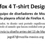 Diseña la playera de Firefox 4