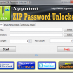 Recupera contraseñas de archivos comprimidos con Appnimi ZIP