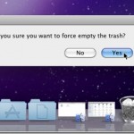 Como desbloquear y eliminar archivos cuando no se puede vaciar la papelera en Mac OS X