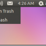 Trash Indicator: limpia la papelera en Ubuntu con un click