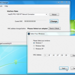 Cambiar la dirección MAC en Windows 7 con Win 7 MAC Changer