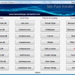 Crea paquetes de temas para Windows con  Skin Pack Installer System