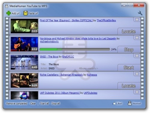 YouTube to MP3 Converter Para extraer audio de videos en 