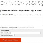 Envia información secreta por Internet con OneTimeSecret