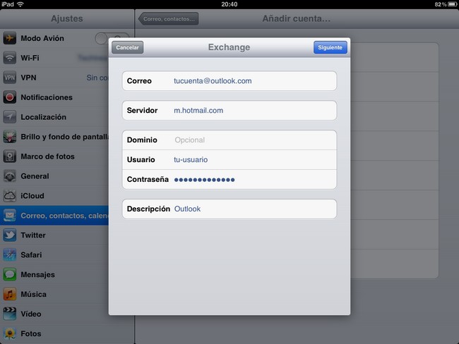 Outlook en iOS