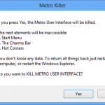 Metro Killer desactiva la interfaz de usuario de Windows 8 Metro
