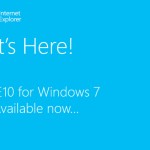 Internet Explorer 10 ya en Windows 7