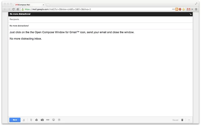 Open Compose Window for Gmail