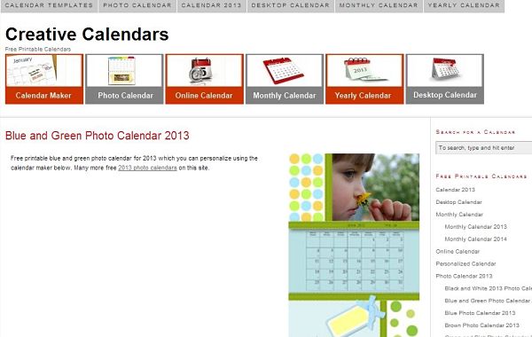 Creative Calendars