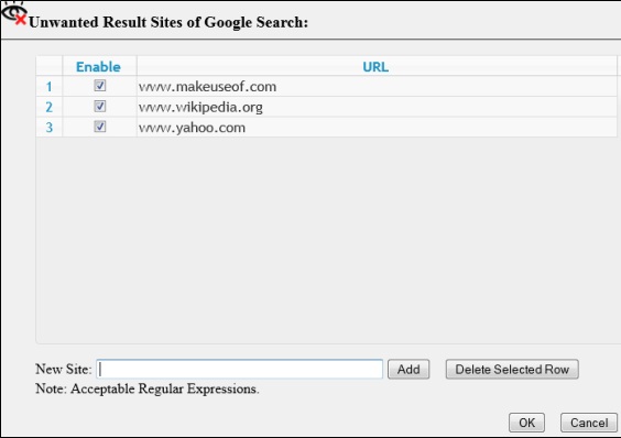 Hide Unwanted Results of Google Search 2