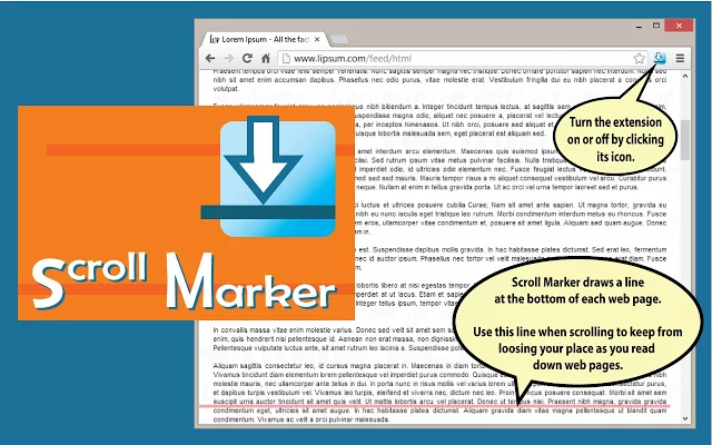 Scroll Marker te ayuda a no perderte mientras lees en el navegador [Chrome, Opera y Firefox]