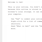 Oak, toma notas online directamente desde tu navegador
