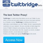 Twitbridge: entra a Twitter aunque esté bloqueado en tu oficina o escuela