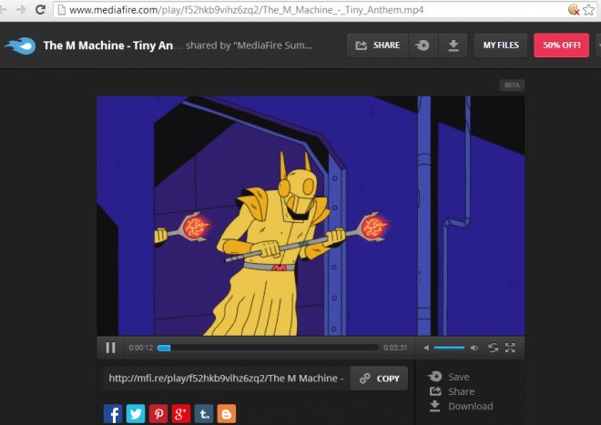 Mediafire ahora ofrece streaming de vídeo y de música completamente gratis