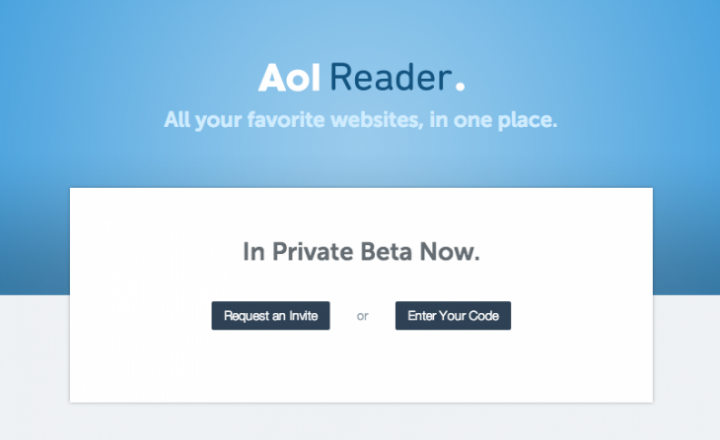 AOL reader