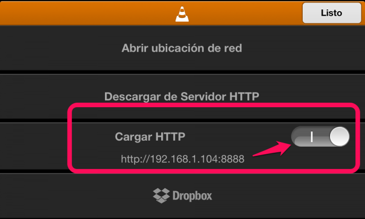 VLC iOS HTTP
