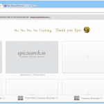 EPIC es un navegador basado en Chromium con enfoque en privacidad y anonimato